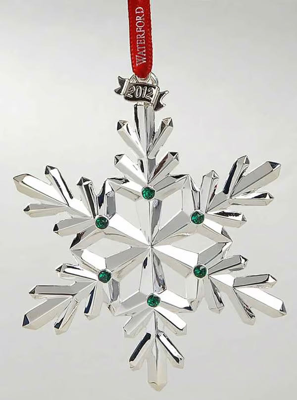 Waterford 2012 Snowflake Ornament 158560  ornament collectible [Barcode 024258509665] - Main Image 2