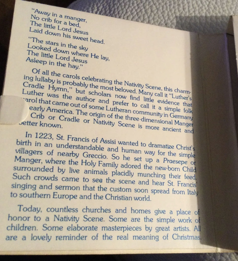 Ball Corp. - A Medley Of Christmas - 1977 - The Nativity  - Limited Edition - #5365 - A Medley Of Carols (Collection) ornament collectible - Main Image 3