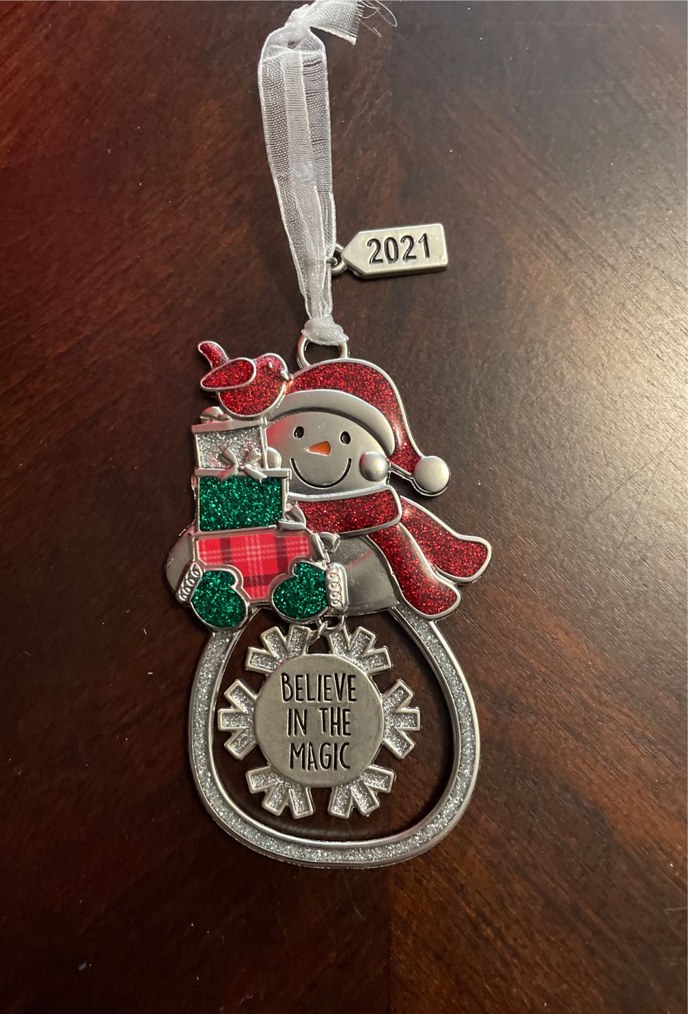 Hallmark Premium Baby 1st Christmas Photo Holder Ornament Nib