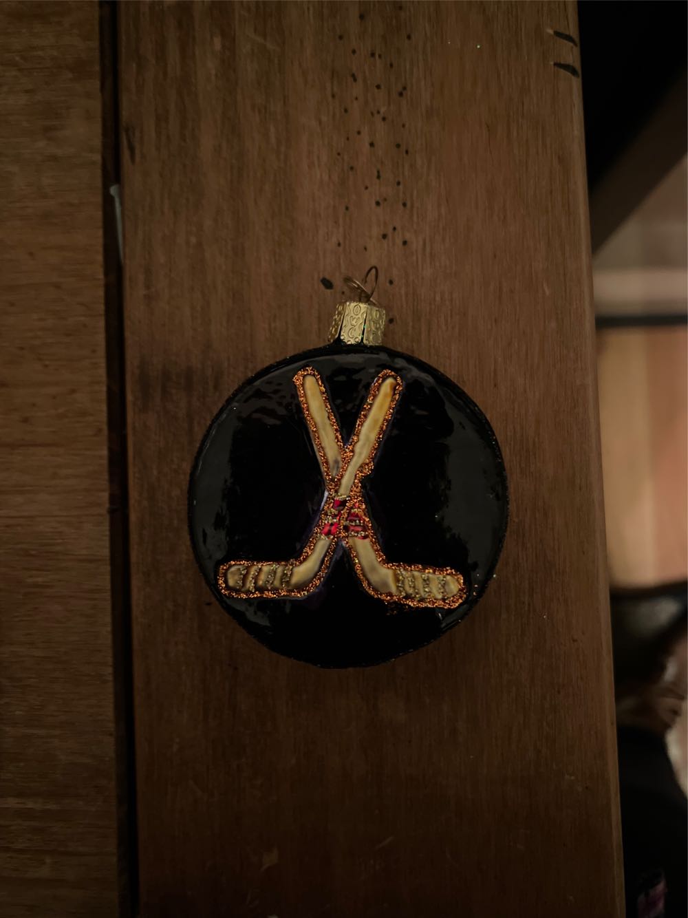 Hockey Puck  ornament collectible - Main Image 2
