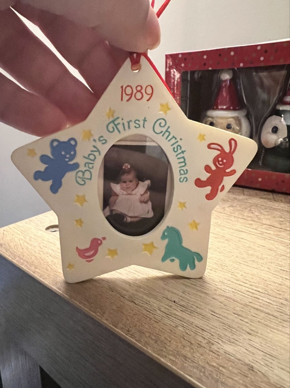 Babys First Christmas 1989  (Keepsake) ornament collectible - Main Image 1