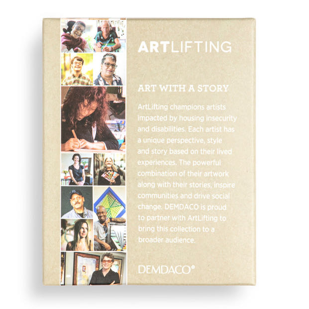 Artlifting Heart - Cy: “ARTLIFTING HOLIDAY” - ArtLifting Hearts (Hanging Ornament) ornament collectible [Barcode 638713637277] - Main Image 4