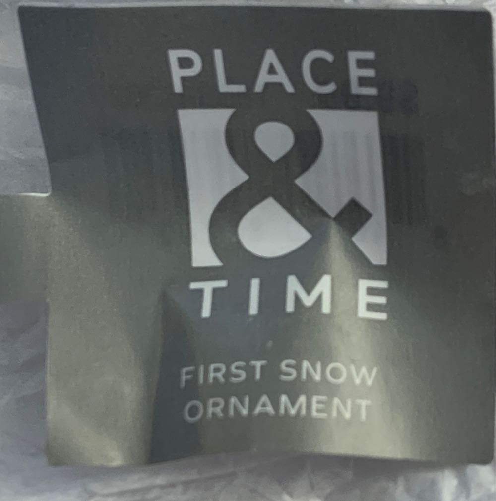 First Snow  ornament collectible [Barcode 840180817452] - Main Image 2