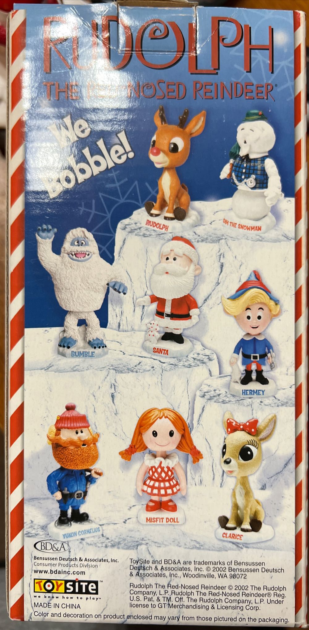 Spotted Elephant Bobblehead - Red Nosed Reindeer & The Red Nose Reindeer The Reindeer Ite Misfit Bobblehead New Toysite Bumbles Bobblehead Rudolph The Island Misfits Bobblehead (Rudolph The Red Nose Reindeer) ornament collectible [Barcode 617885912627] - Main Image 3