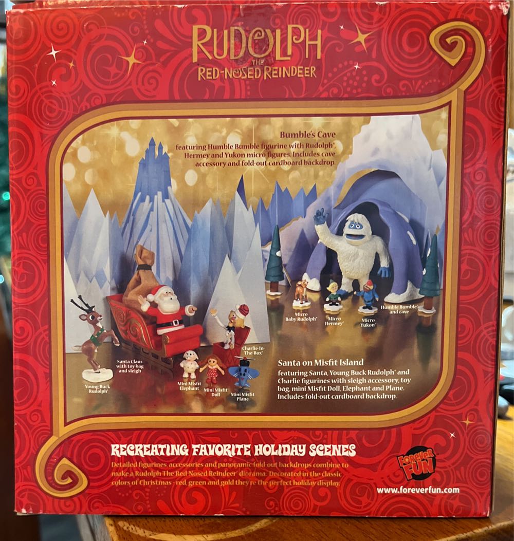 Rudolf Display  (Rudolph The Red Nose Reindeer) ornament collectible [Barcode 879104012437] - Main Image 2