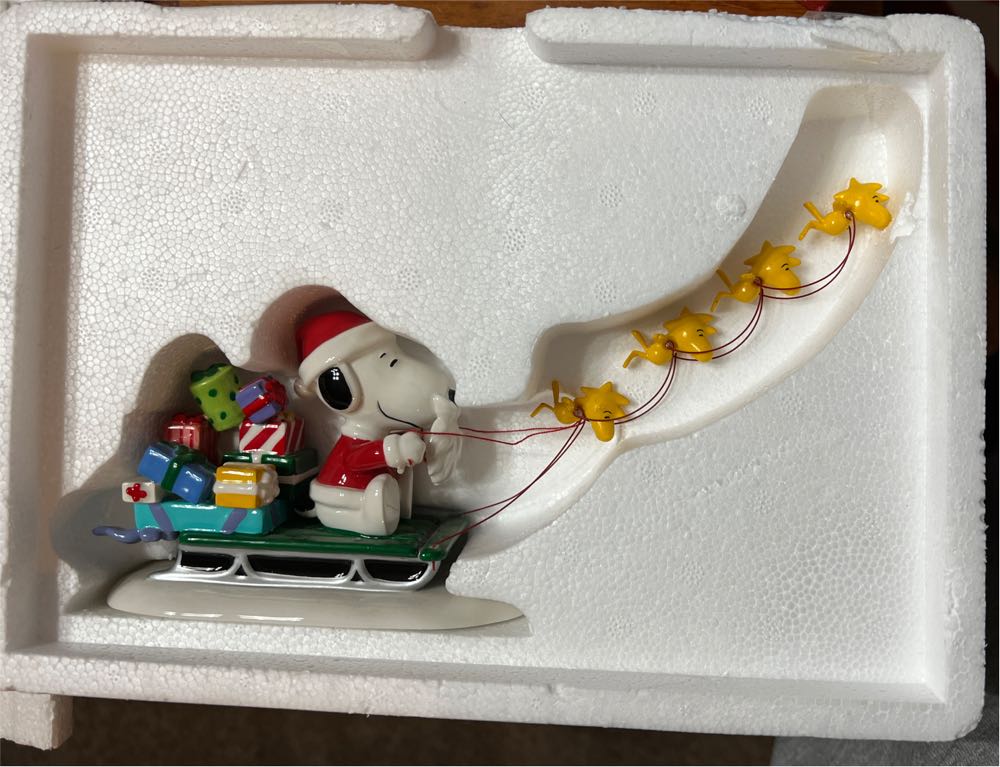 On Dasher? On Dancer? - Peanuts (Peanuts) ornament collectible [Barcode 734409294349] - Main Image 3
