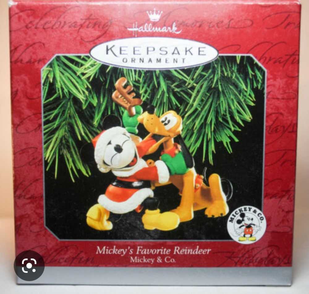 Mickey’s Favorite Reindeer  ornament collectible - Main Image 3