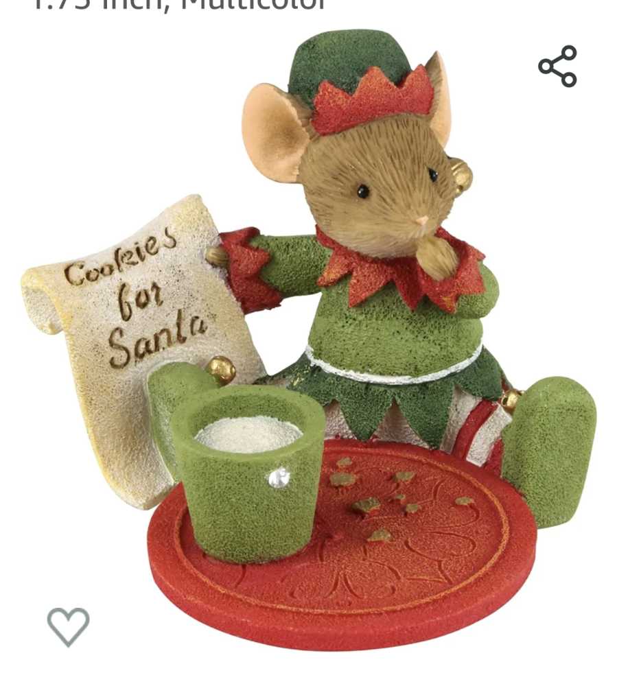 Enesco Tails With Heart Cookies For Santa  ornament collectible [Barcode 028399307135] - Main Image 2