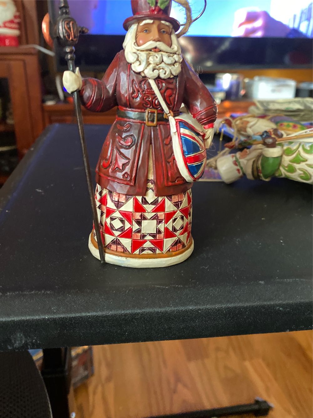 Christmas By Krebs White 3-1 4” Fire Department Porcelain Glass Ornament