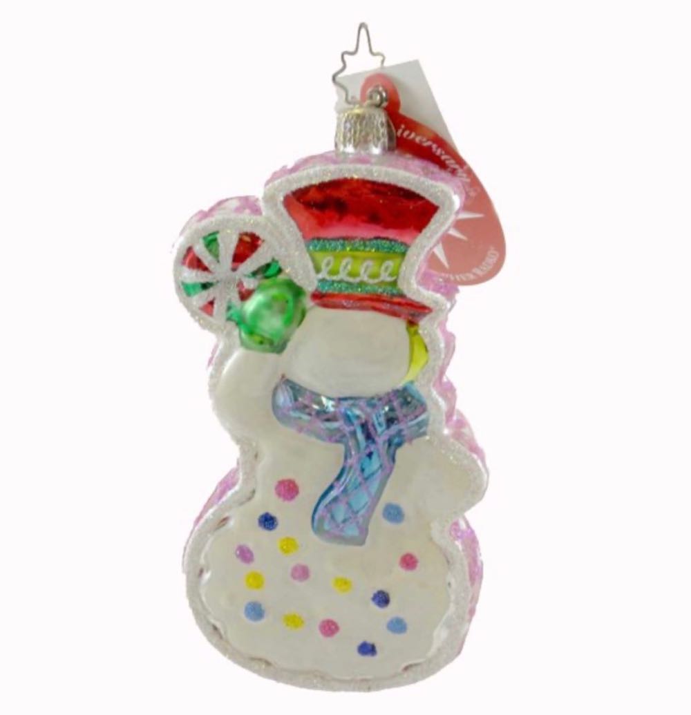 Gingermint Snowman Cookie  (Snowman) ornament collectible - Main Image 2