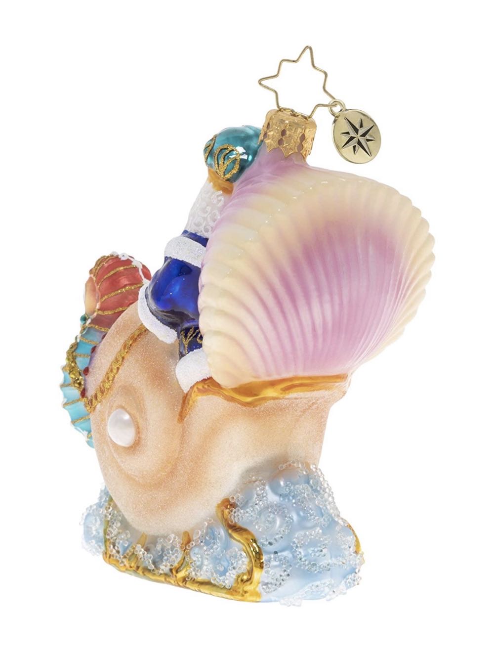 A Seahorse Drawn Carriage  (Beach) ornament collectible - Main Image 2