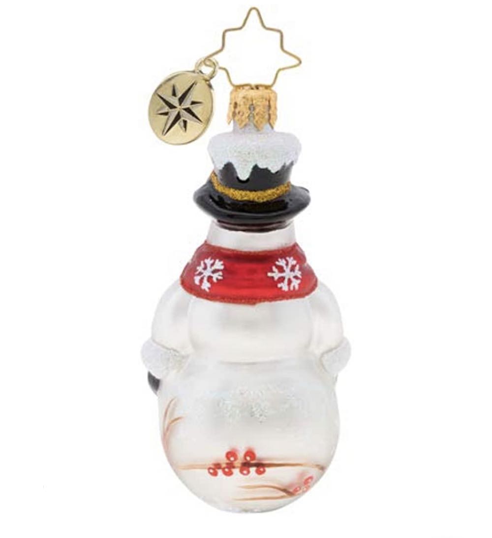 Cardinal Keeper Snowman Gem  (Snowman) ornament collectible - Main Image 2