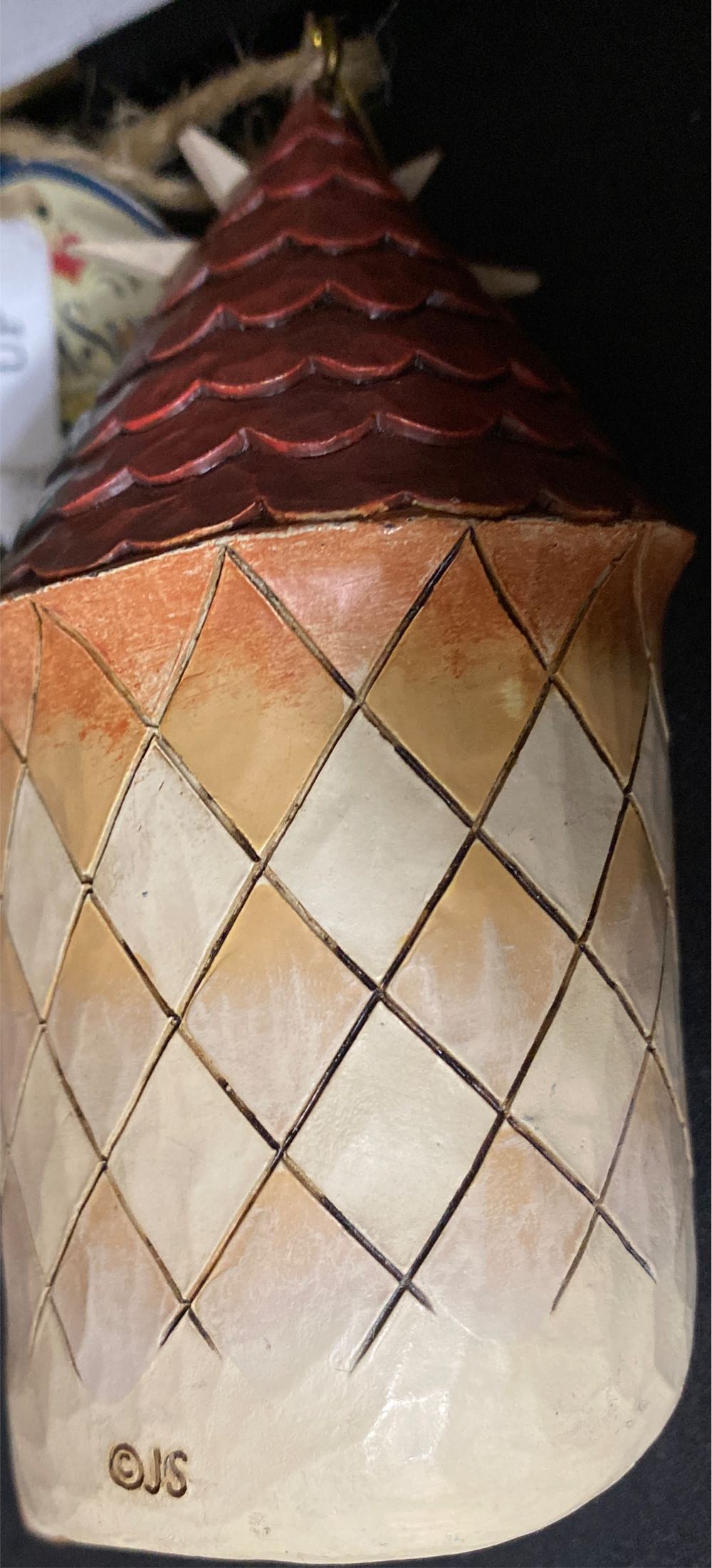 Jim Shore Heartwood Creek Lighted Holy Family Stone Resin Hanging Ornament 5” - Christmas Ornaments By Jim Shore (Nativity Scene) ornament collectible [Barcode 045544875813] - Main Image 3