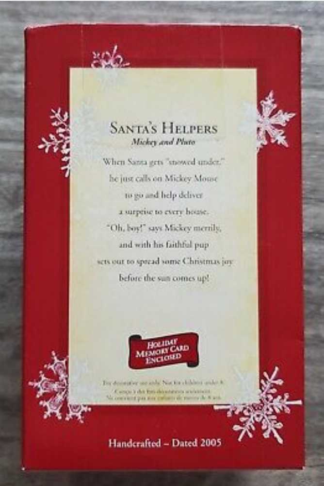 Santa’s Helpers - Mickey Mouse (Disney) ornament collectible - Main Image 3