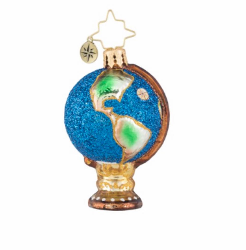 Travel In Santa Style Gem!  ornament collectible - Main Image 2