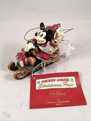 Midwest Disney Pie Eye Mickey Mouse Sled ornament collectible - Main Image 4