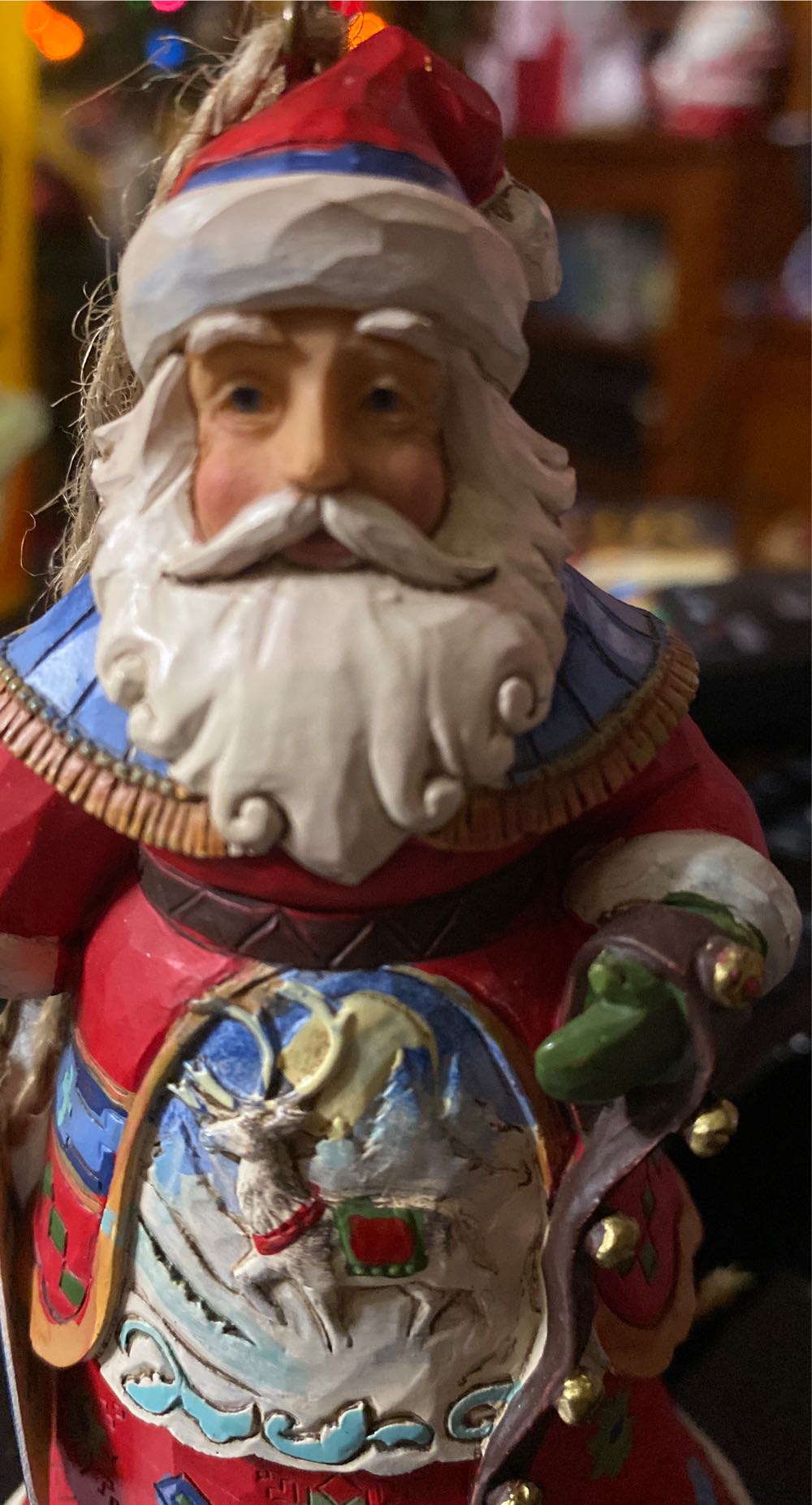 Lapland Santa With Bells 6001505  (Heartwood Creek collection) ornament collectible - Main Image 4