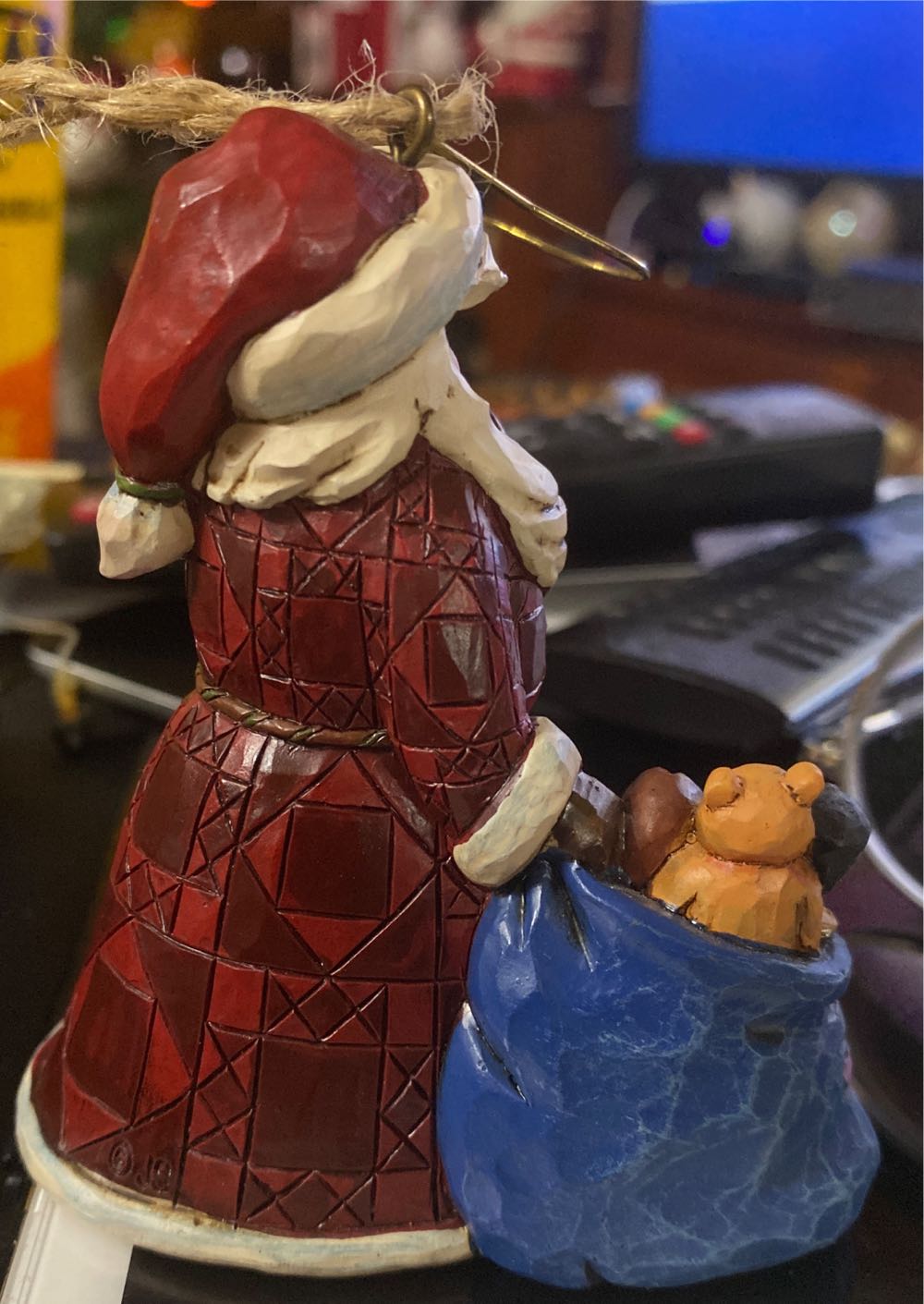 Santa With Bag 4049405  (Heartwood Creek collection) ornament collectible - Main Image 2