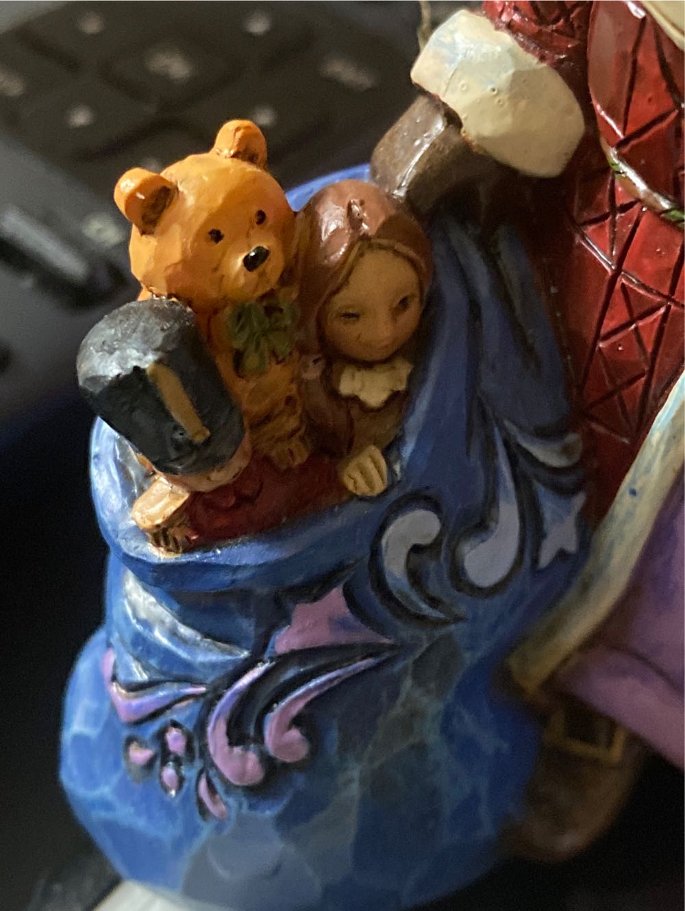 Santa With Bag 4049405  (Heartwood Creek collection) ornament collectible - Main Image 4