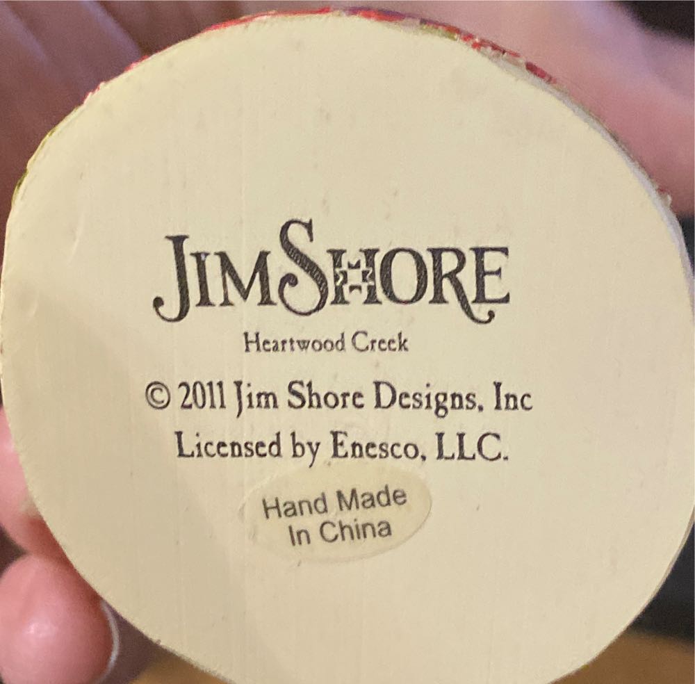 Deck The Halls Hanging Santa 4023463  (Heartwood Creek collection) ornament collectible - Main Image 3