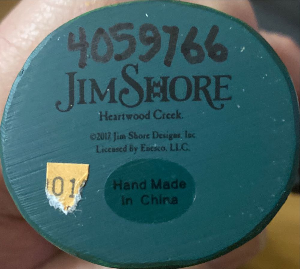 JIM SHORE Heartwood Creek SANTA WITH LANTERN AND OWL Hanging Ornament 4059766  ornament collectible - Main Image 3