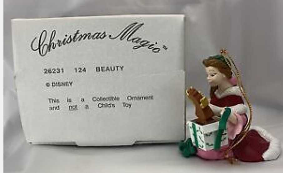 Belle - Grolier Christmas Magic - Christmas Magic ornament collectible - Main Image 3
