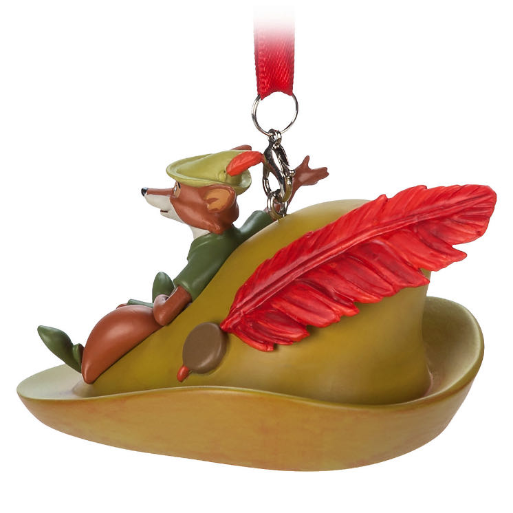 Disney 21 - Robin Hood: “ROBIN HOOD HAT” - Disney’s Robin Hood (Hanging Ornament) ornament collectible [Barcode 465064099825] - Main Image 2