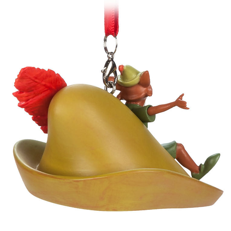 Disney 21 - Robin Hood: “ROBIN HOOD HAT” - Disney’s Robin Hood (Hanging Ornament) ornament collectible [Barcode 465064099825] - Main Image 4