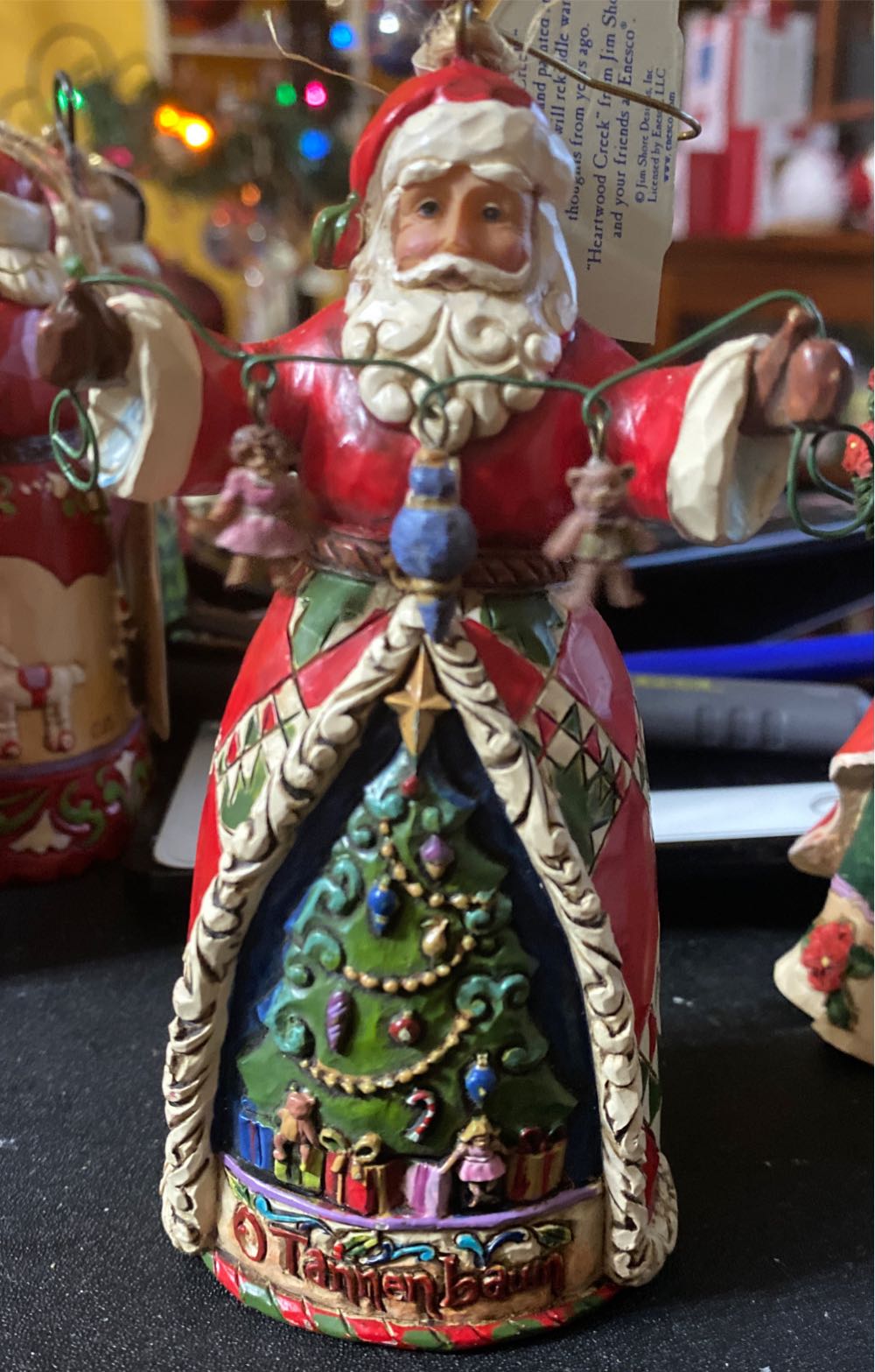 O Tannenbaum Santa Ornament,  ornament collectible - Main Image 1