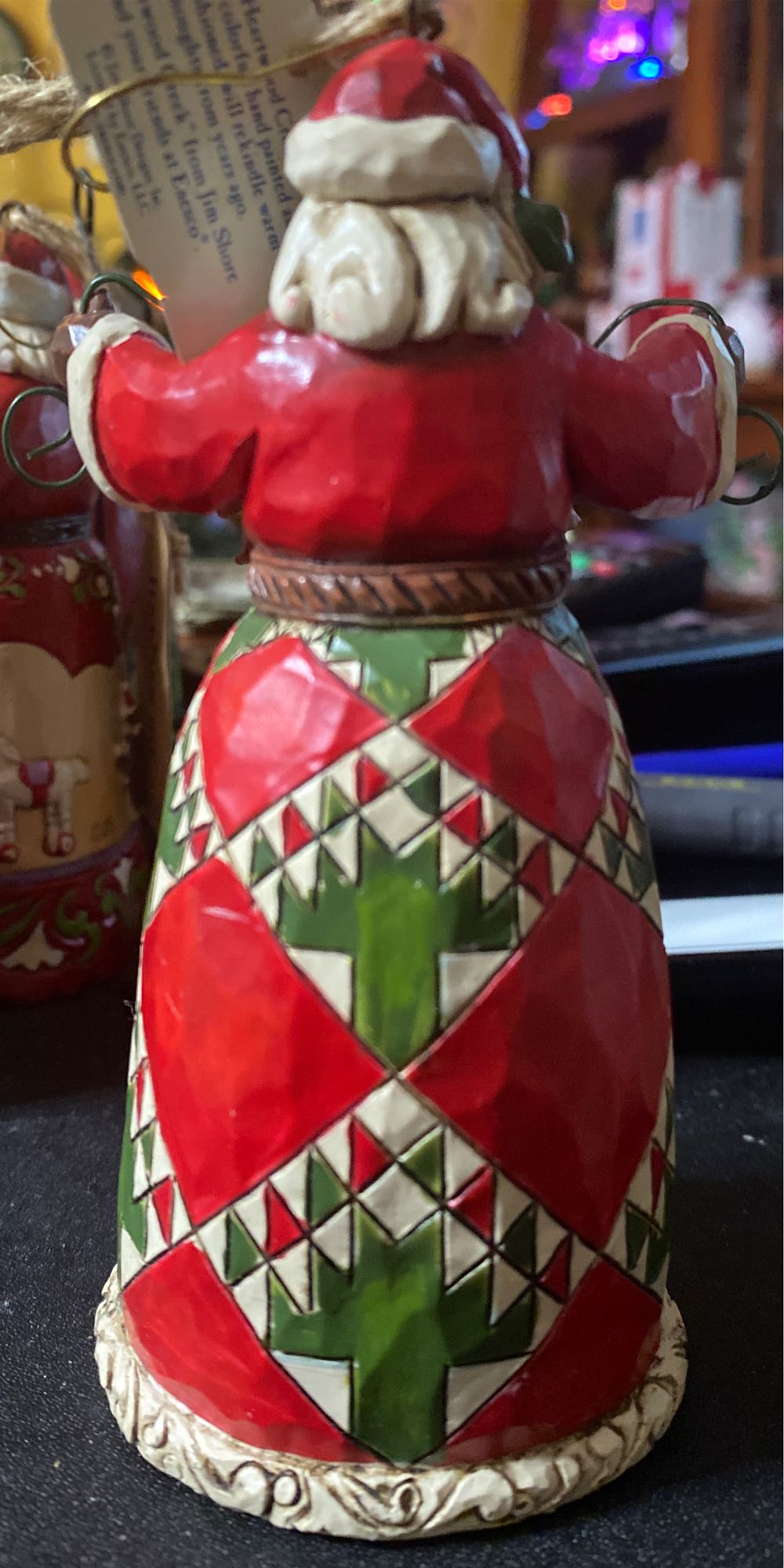 O Tannenbaum Santa Ornament,  ornament collectible - Main Image 2