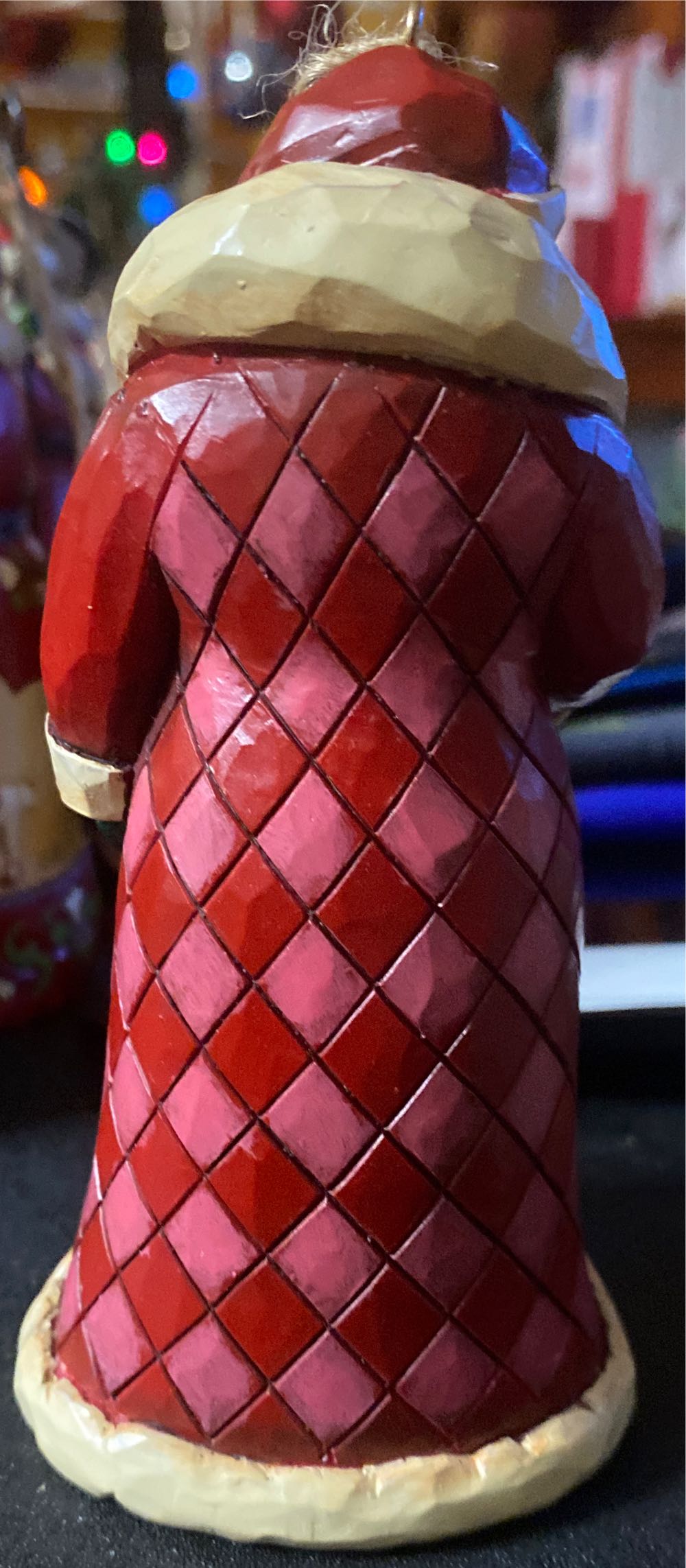 Regal Santa Jim Shore Heartwood Creek Hanging Ornament 6006671  (Heartwood Creek collection) ornament collectible [Barcode 028399246168] - Main Image 2