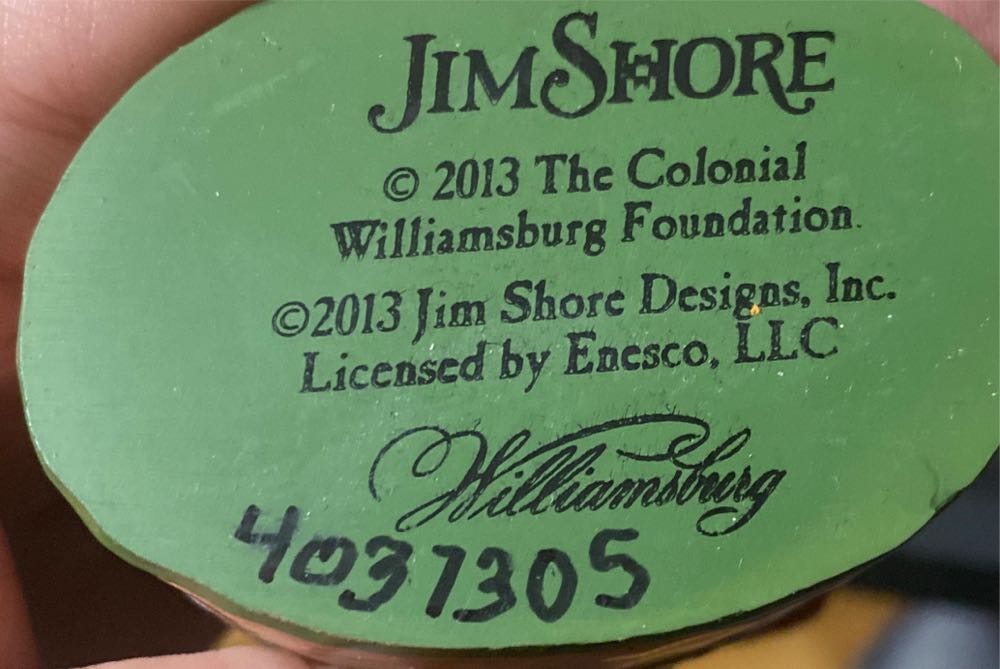 Santa Ornament with Governor’s Palace Scene 4037305  ornament collectible - Main Image 3