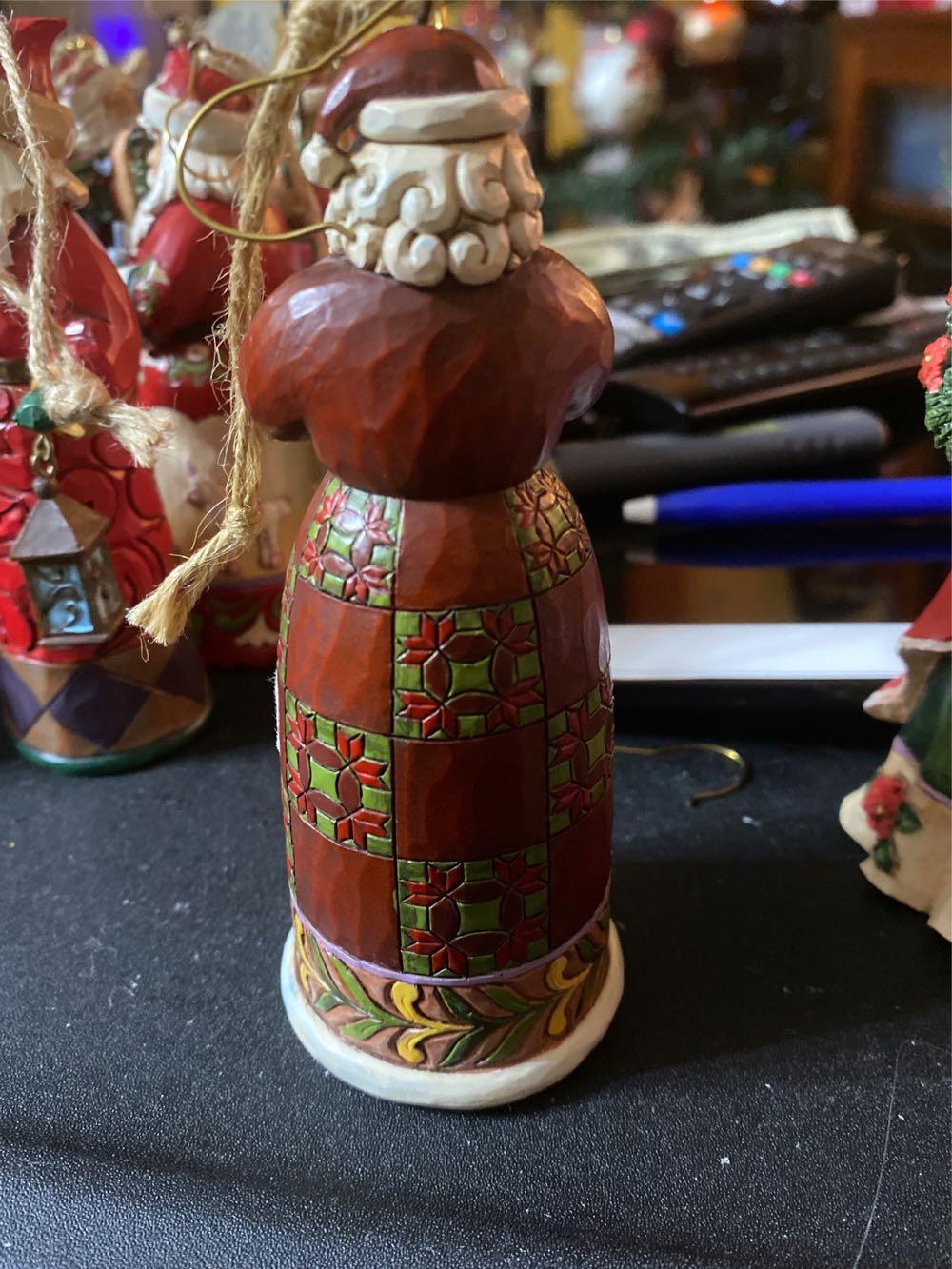 COLONIAL WILLIAMSBURG FOUNDATION SANTA ORNAMENT 4024735  ornament collectible - Main Image 2