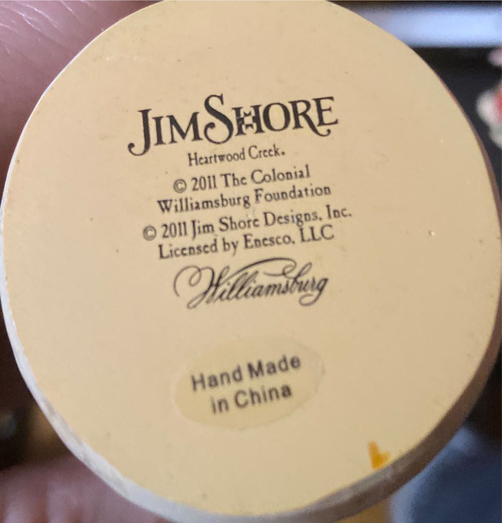 COLONIAL WILLIAMSBURG FOUNDATION SANTA ORNAMENT 4024735  ornament collectible - Main Image 3