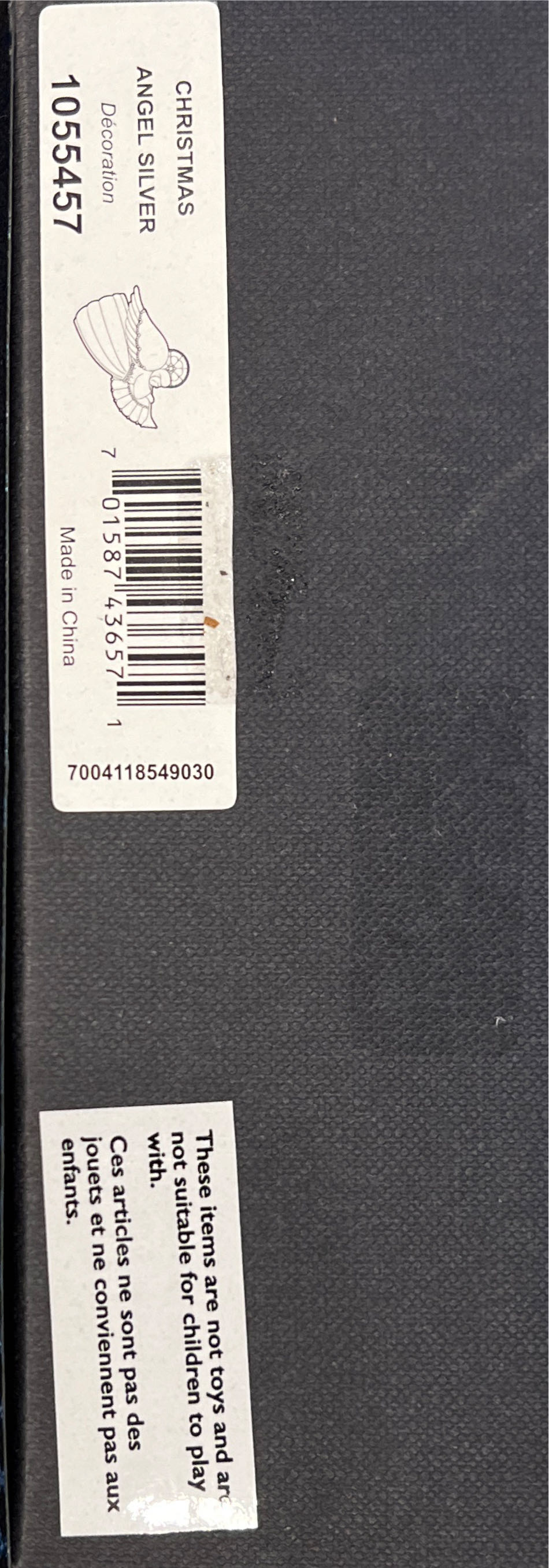 Waterford 2020 Silver Angel Ornament  (Christmas Angel Annual) ornament collectible [Barcode 701587436571] - Main Image 3