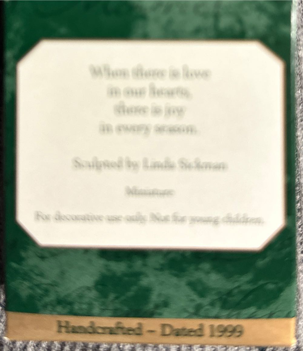 Love To Share Miniature - Miniature (Doll) ornament collectible [Barcode 015012493948] - Main Image 2