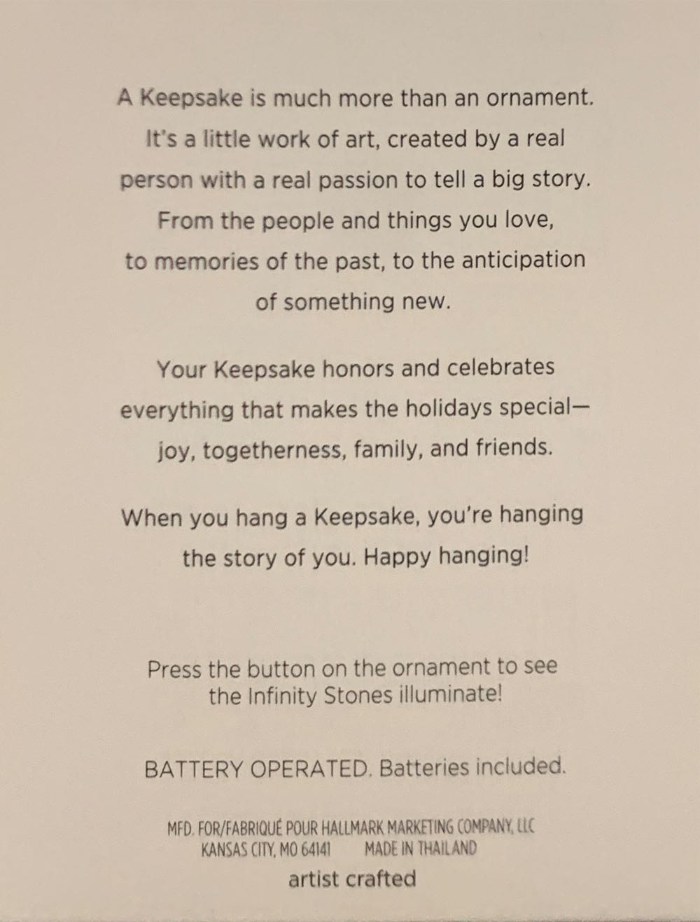 MCU 2019 Avengers Infinity Gauntlet - Marvel (Avengers: Endgame) ornament collectible [Barcode 763795493470] - Main Image 2