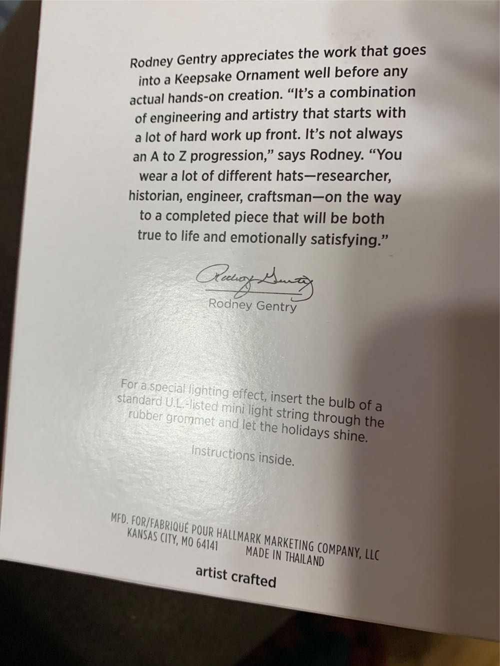 Sanctuary Of Peace  ornament collectible - Main Image 2