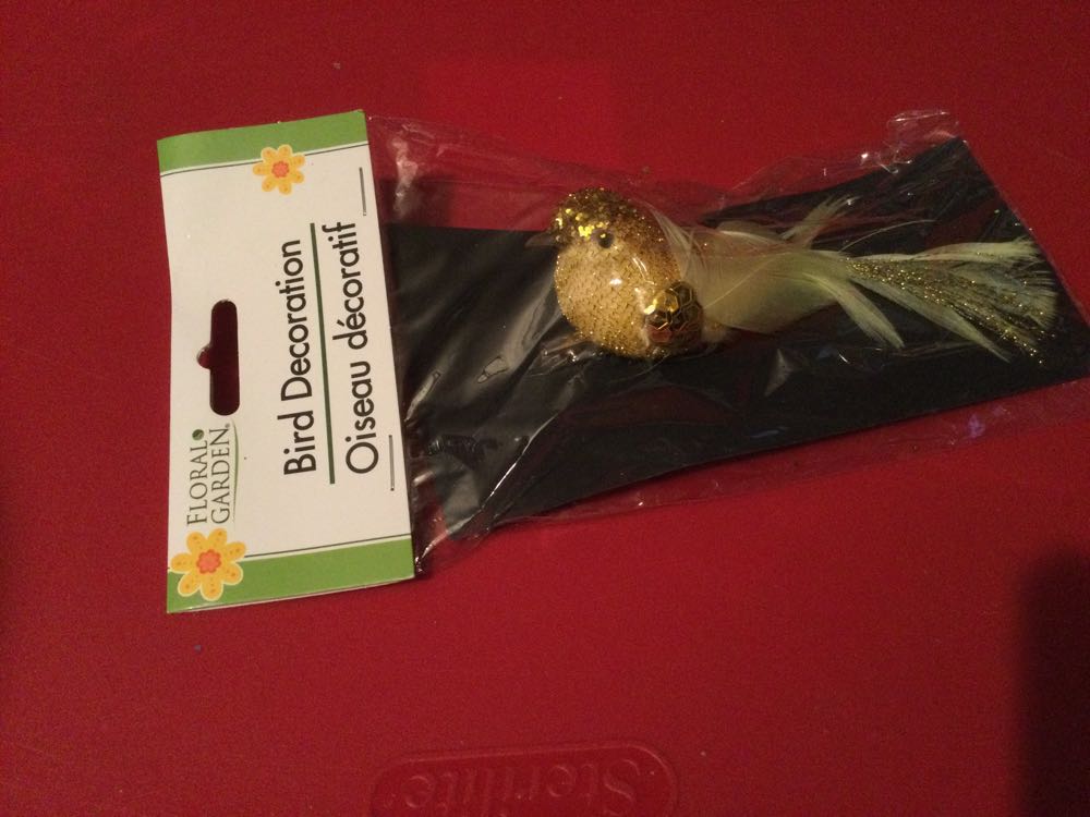 Gold Bird  ornament collectible - Main Image 2