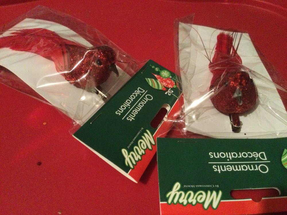 Bird Red  ornament collectible - Main Image 2