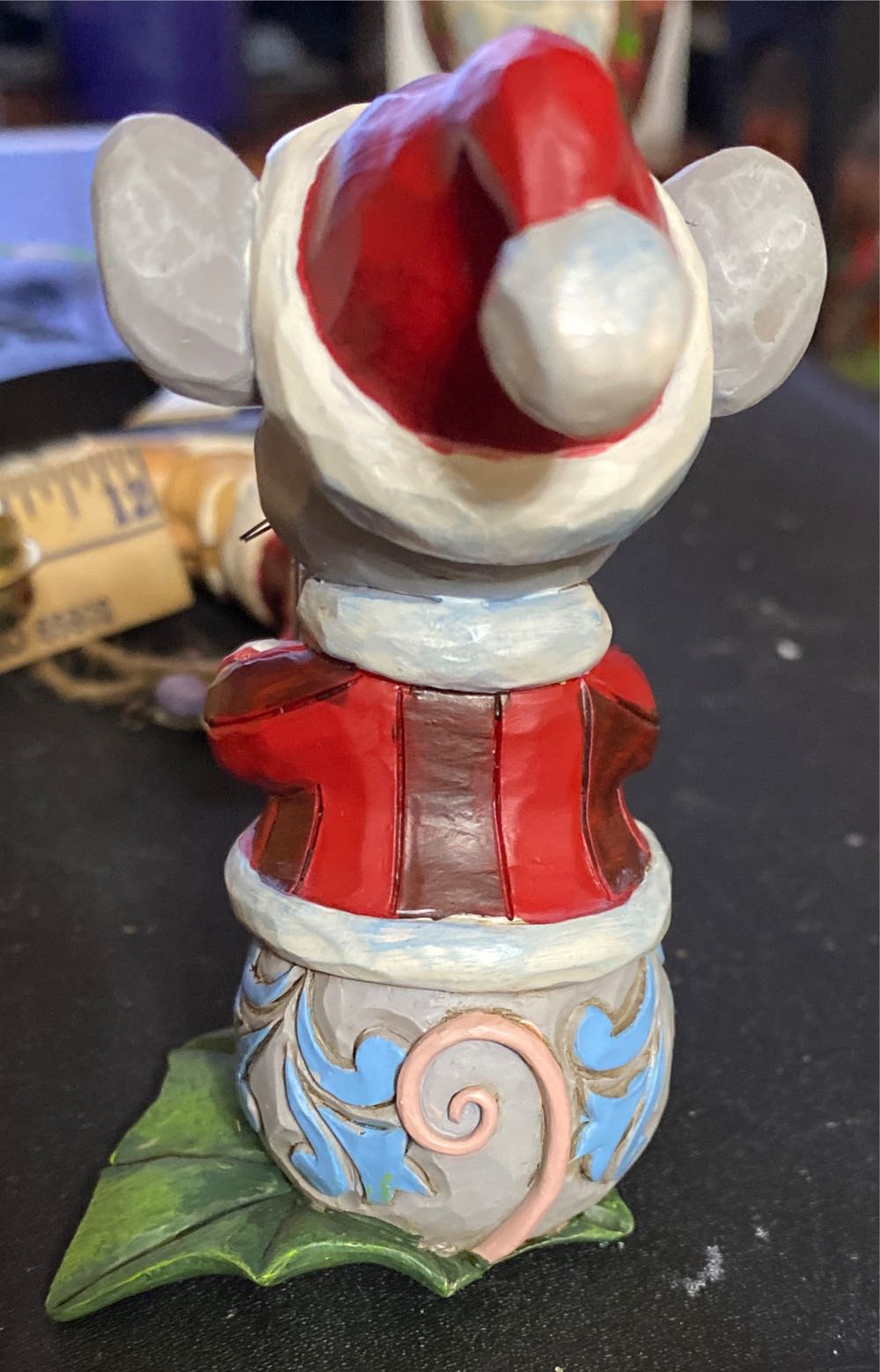 Jim Shore Heartwood Creek Christmas Mouse Figurine 6006663  ornament collectible [Barcode 028399263400] - Main Image 3