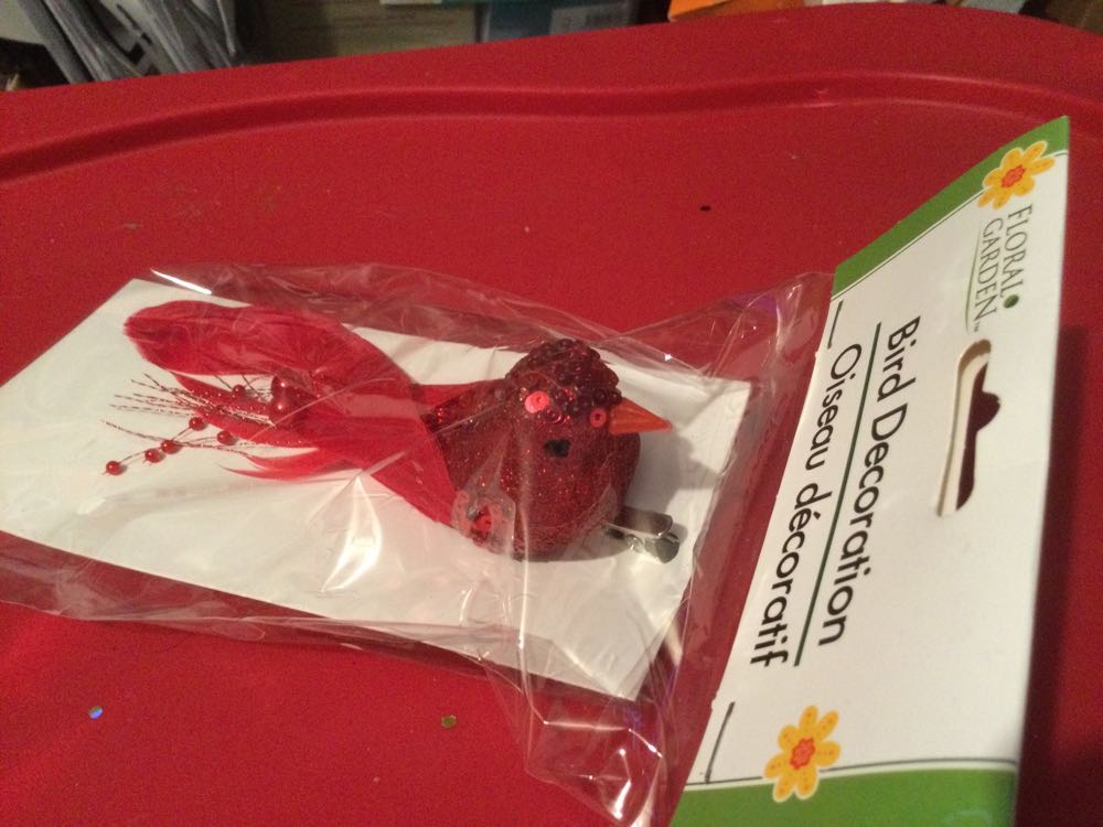 Bird Red  ornament collectible - Main Image 1