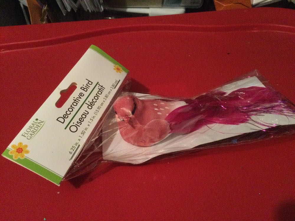 Bird Mauve  ornament collectible - Main Image 2