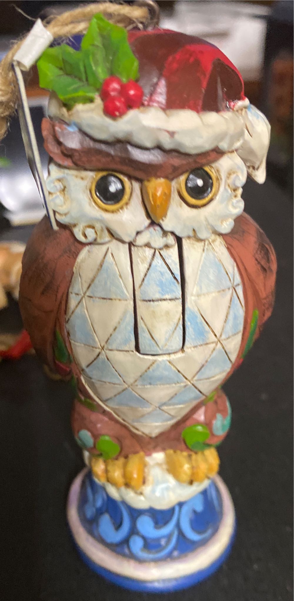 Jim Shore’s Christmas Owl Nutcracker Figurine 4036691  ornament collectible - Main Image 1