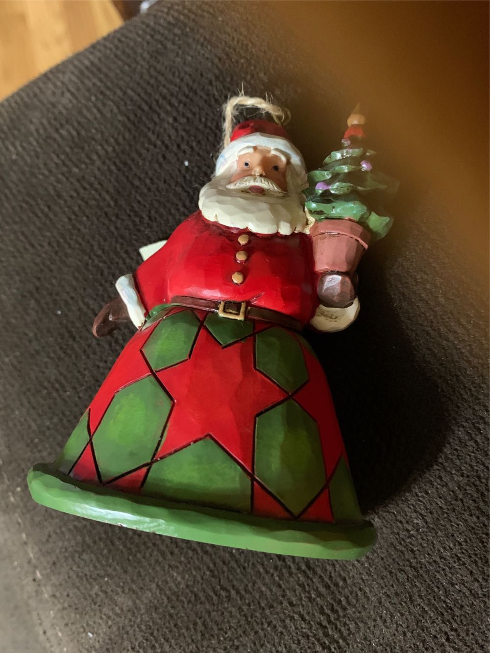 Jim Shore Reindeer w/ Dangle Bell (4017610) Holiday Hanging Ornament