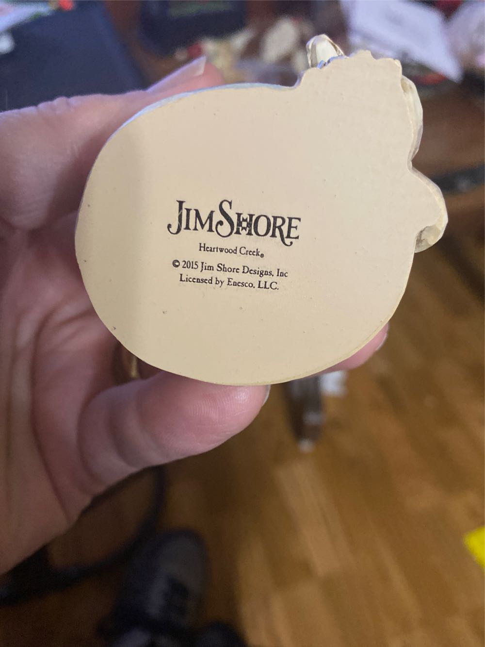 Woodland White  (Santa) ornament collectible [Barcode 045544827287] - Main Image 3