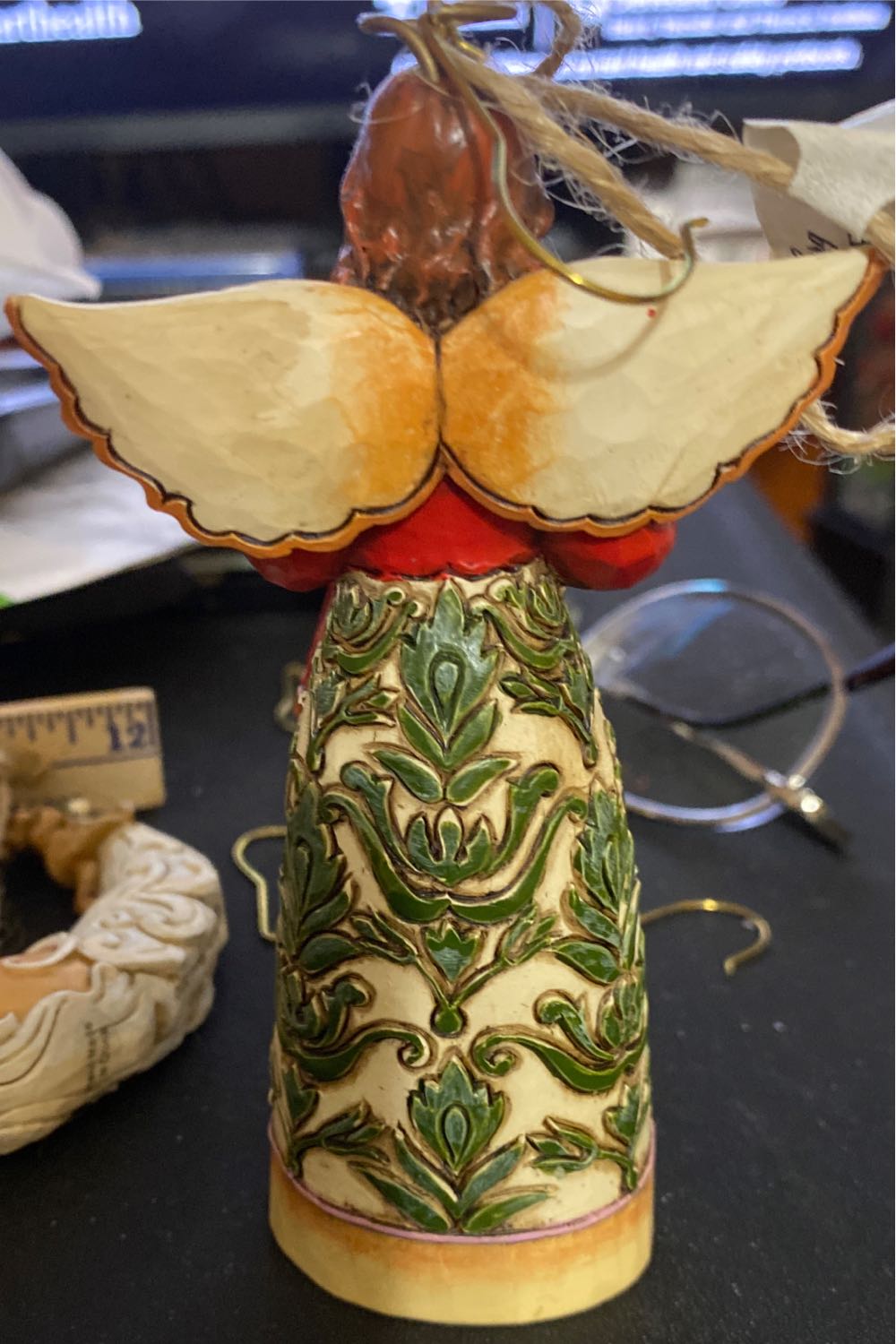 Williamsburg Angel Ornament  0455445  ornament collectible [Barcode 045544571258] - Main Image 2