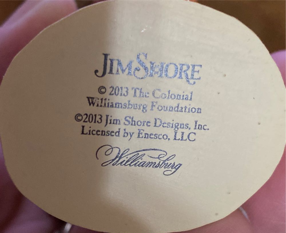 Williamsburg Angel Ornament  0455445  ornament collectible [Barcode 045544571258] - Main Image 3