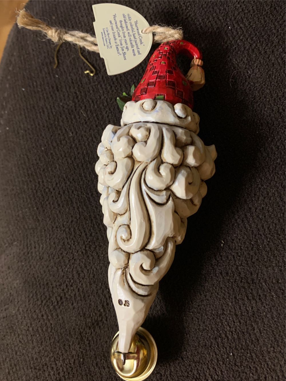 Jim Shore Santa  With Bell At End Of Beard  (Santa) ornament collectible - Main Image 2