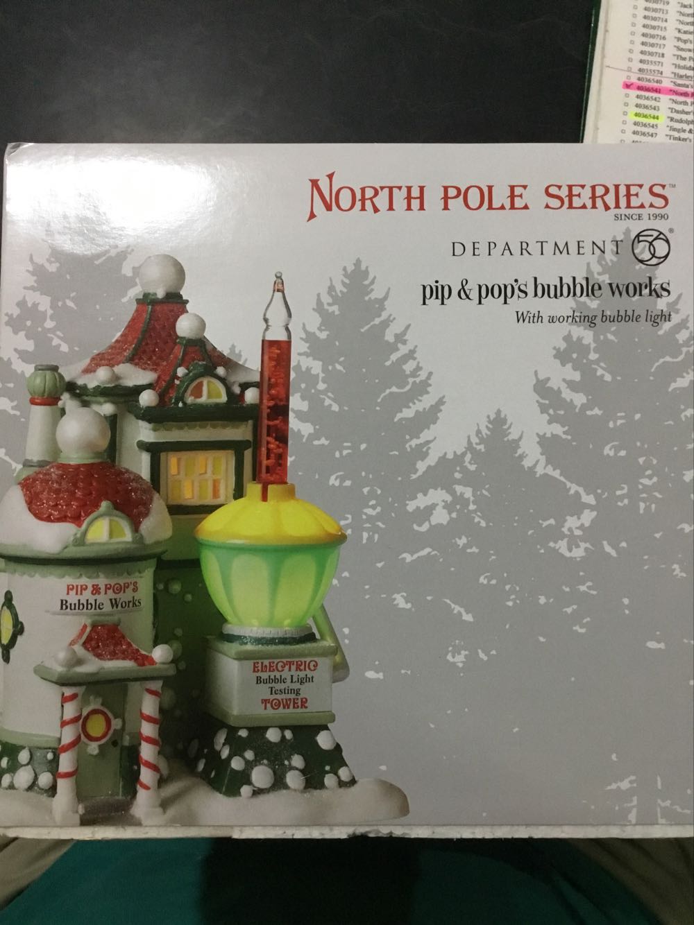 Pip And Pop’s Bubble Works - North pole series ornament collectible [Barcode 045544423489] - Main Image 2